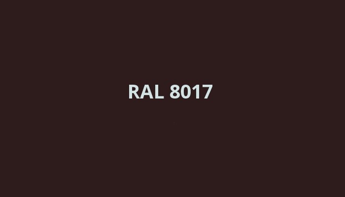 RAL 8017 - Čokoládová hnědá